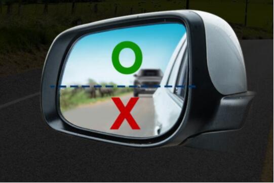 正確的汽車外后視鏡設置方法